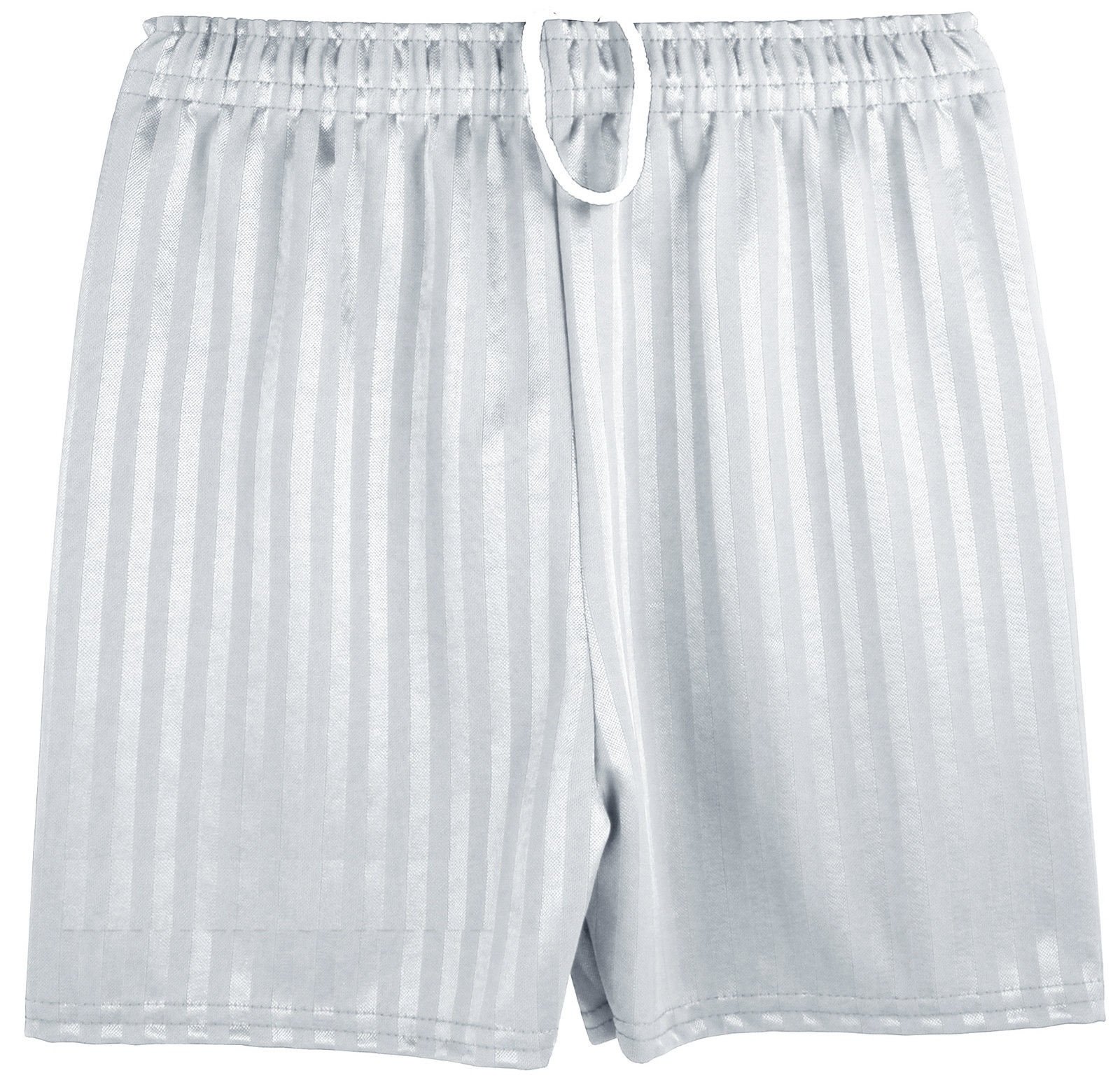 Kentex Online Mens Shadow Stripe Gym Sports Football Games School PE Shorts (XX-Large, White)