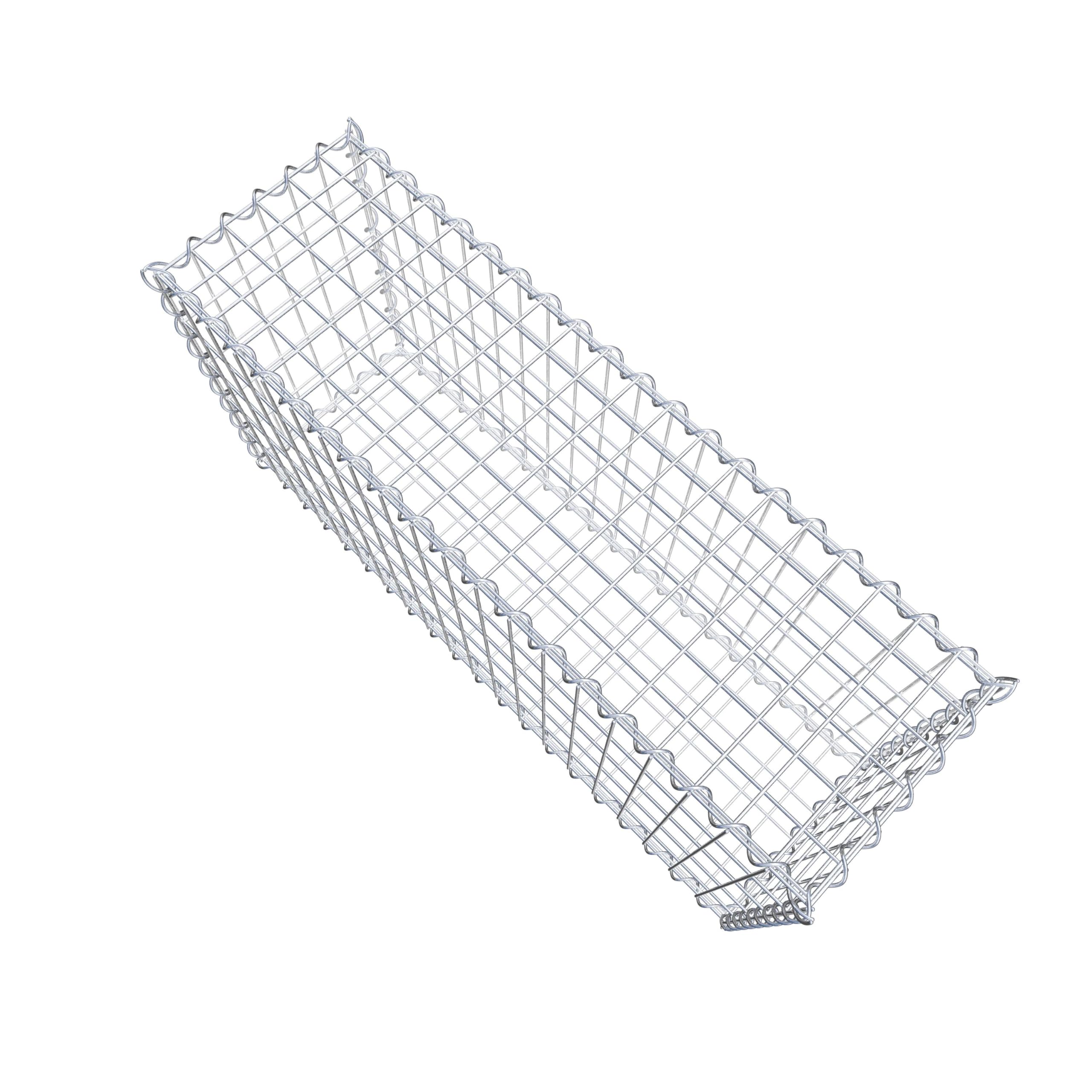 GABIONA Cage En Pierre Panneau Gabion Typ3 Mailles 100 X 60 X 30 Cm, 5 X 10 Cm, Gabions, Acier Galvanisé, Argenté, Jardin