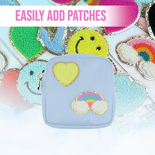 Miniatura 6 de DANCOUR Bolsa de maquillaje grande de nailon organizador de bolsas de cosméticos de viaje bolsa de maquillaje grande con cremallera para belleza y