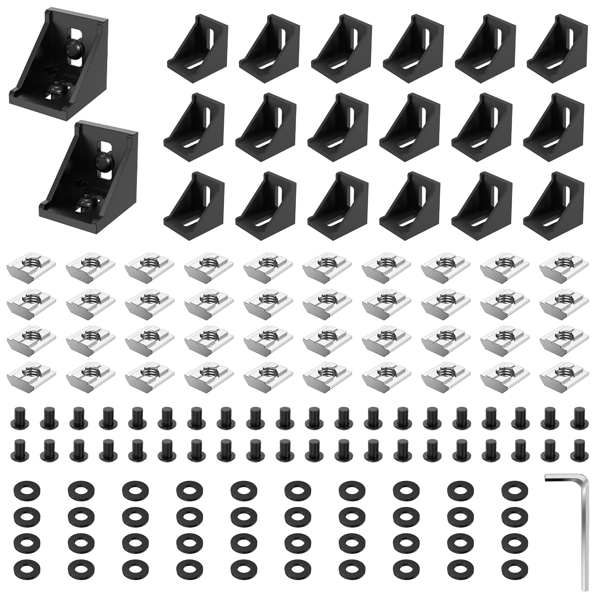 Amazon.com: PETOX 20 Set Black 4040 Series Aluminum Extrusion