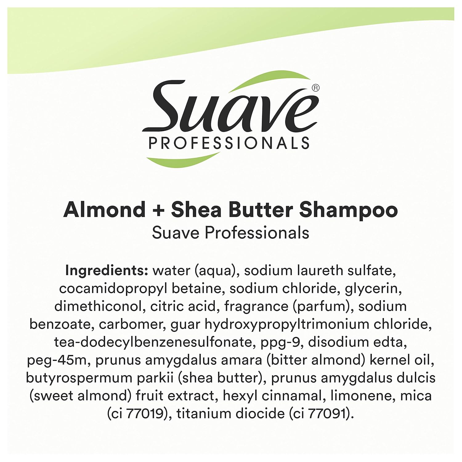 Suave Professionals Moisturizing Shampoo and Conditioner for Dry Hair Almond and Shea Butter Paraben-free and Dye-free 28 oz 2 Count