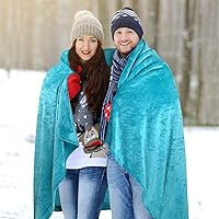 Vista 3 de Catalonia Wearable Blanket Poncho for Adult, Super Soft Comfort TV Throw Blanket Cape for Women and Men