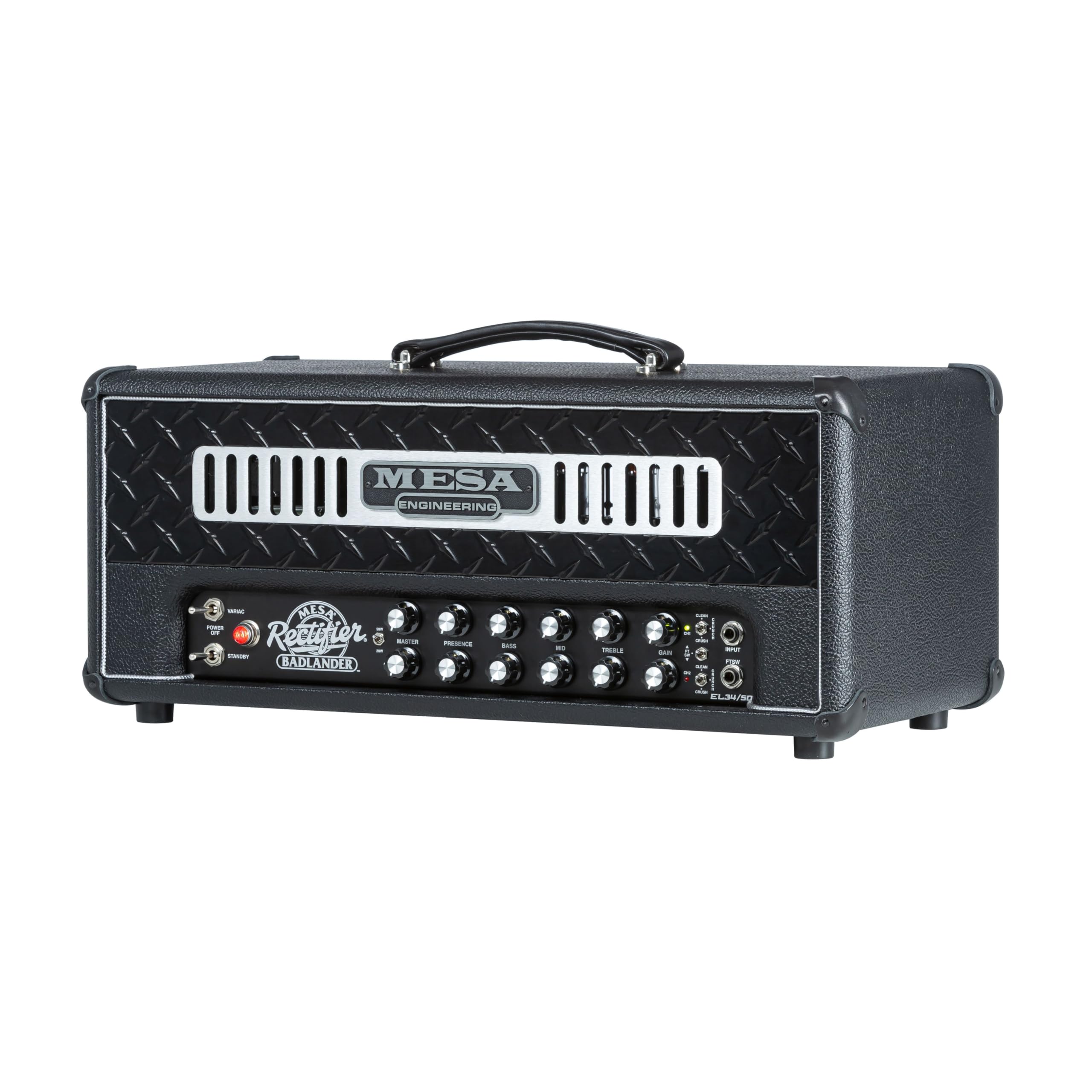 Mesa Boogie Badlander 50 Head Black Bronco Vinyl - Röhren Topteil für E-Gitarre