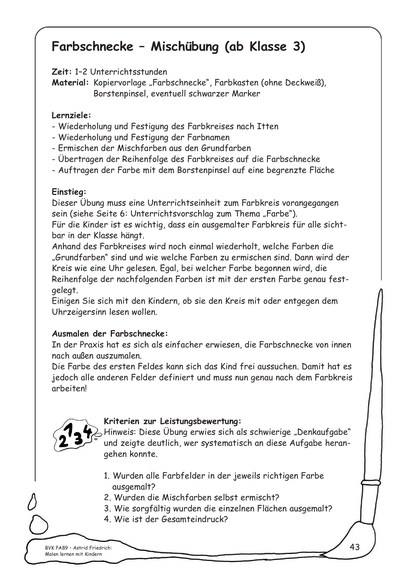 Malen lernen mit Kindern: 1.-4. Klasse. Kopiervorlagen