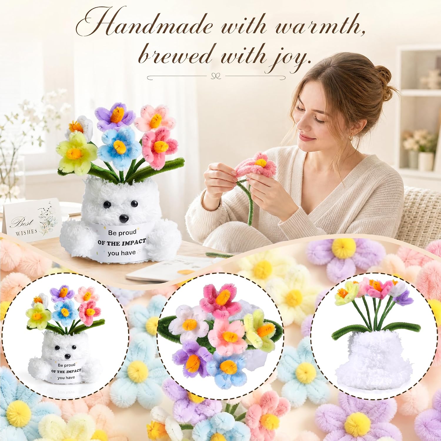 Crochet Flowers Emotional Support Gifts – Be Proud of Your Impact