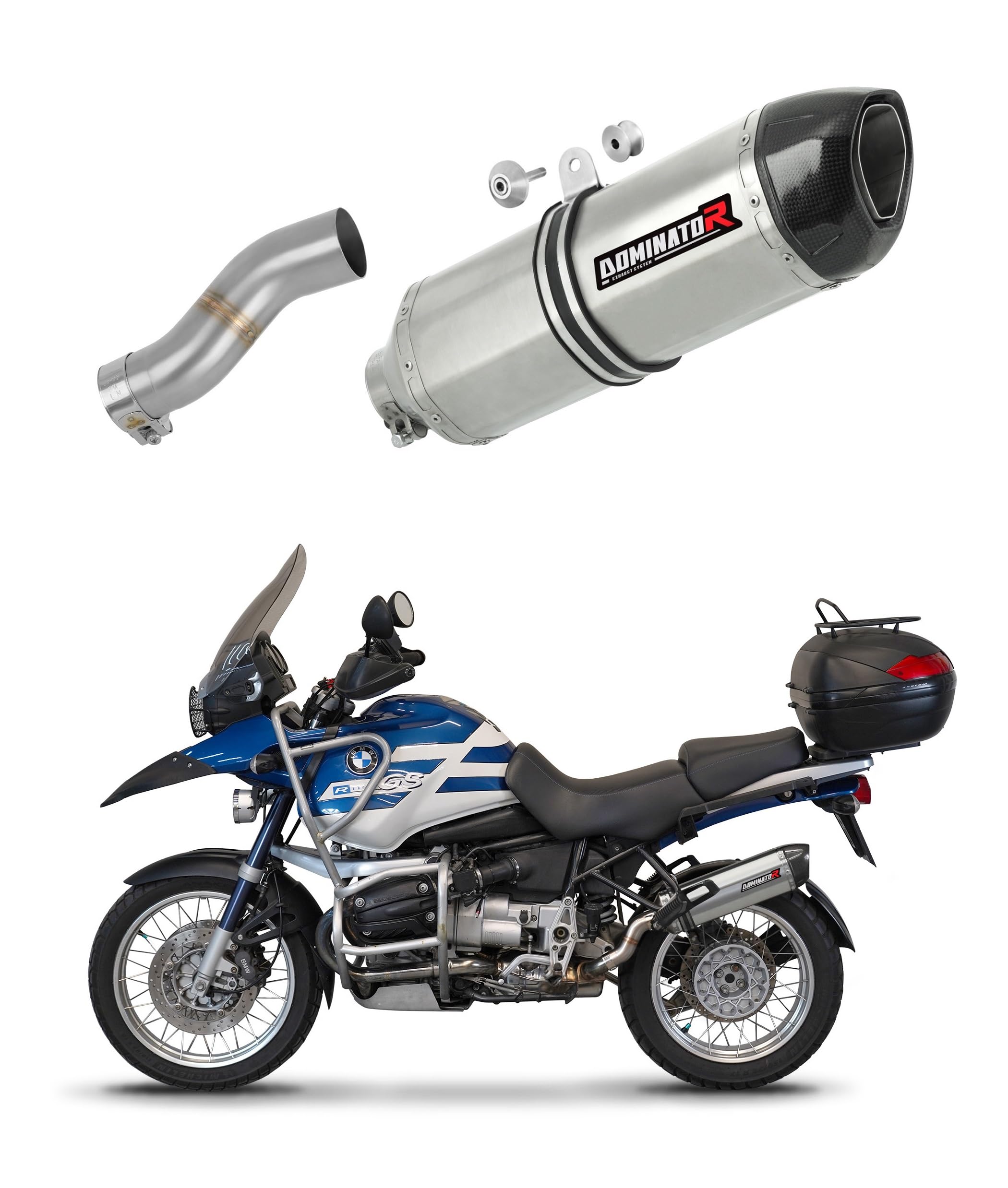 DOMINATOR Silenciador Escape HP1 compatible con R1150GS