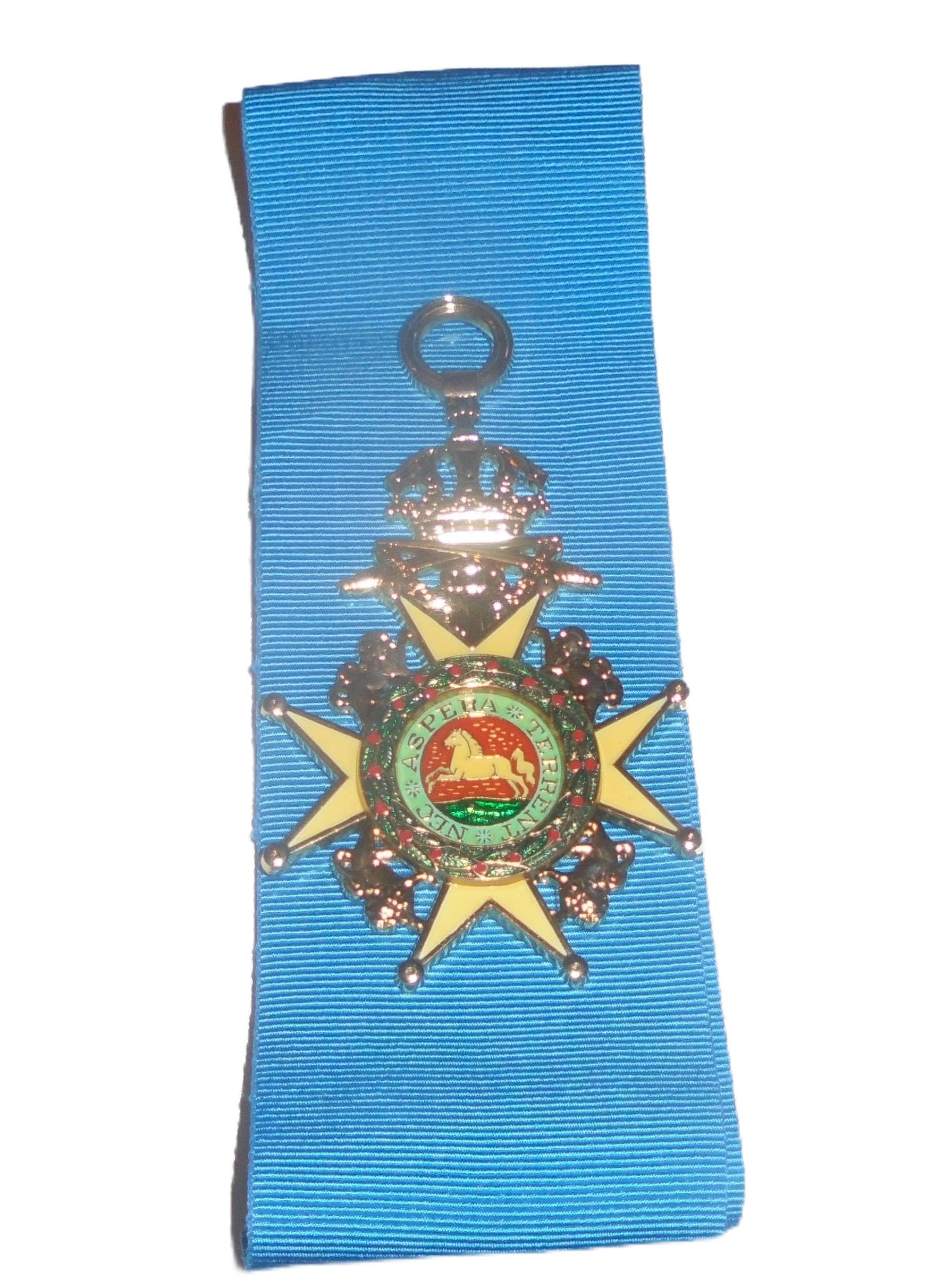Oshi RegaliaMedieval Britain HRH UK Hanover Royal House Knight Merit Guelphic Order Medal