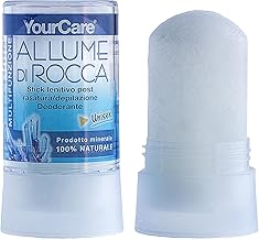 Alum di Rocca Stick 120 g – Deodorant for Men and Women Natural for Armpits, Deo Fresh with Purifying Action and Moisture Absorbing, Alternative to Dove Deodorant
