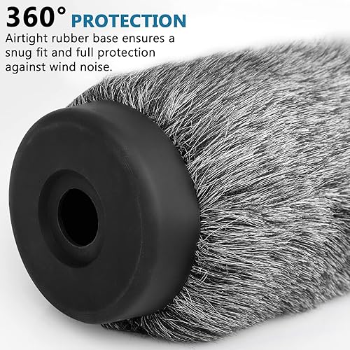 Miniatura 7 de NTG3 - Filtro de parabrisas para micrófono de escopeta Deadcat compatible con Rode NTG3, NTG2, Sennheiser MKH416, MKH418, Sony ECM 680s ECM-670