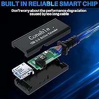 Vista 17 de 3 Pack USB 3.0 Extension Cable 10 Feet, USB A Male to Female Extender Cord, 5Gbps Data Transfer for Webcam, Printer, Keyboard, Mouse, Flash Drive