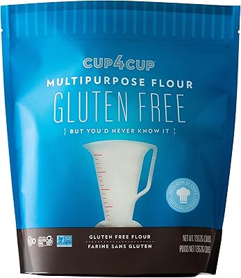 Cup4Cup Multipurpose Flour, 3 Pounds, Certified Gluten Free, 1:1 All Purpose Flour Substitution, Non-GMO, Kosher, Made in ...