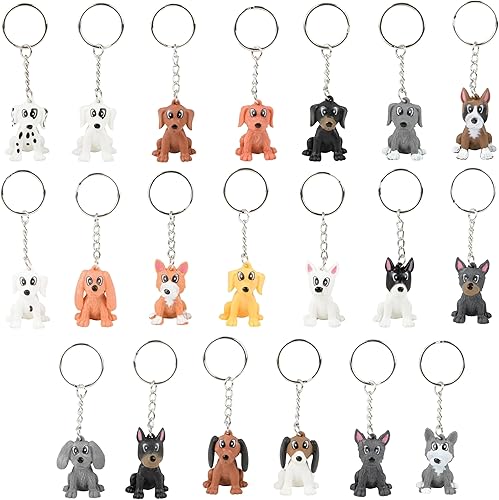 Miniatura 4 de Zugar Land Llaveros infantiles para llaves y mochilas (paquete de 12)