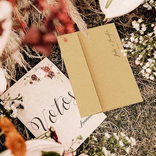 Miniatura 6 de Sobres de papel kraft A7 color marrón claro, 1000 unidades, sobres Goefun de 5 x 7 pulgadas para invitaciones, sobres de correo de 120 GSM