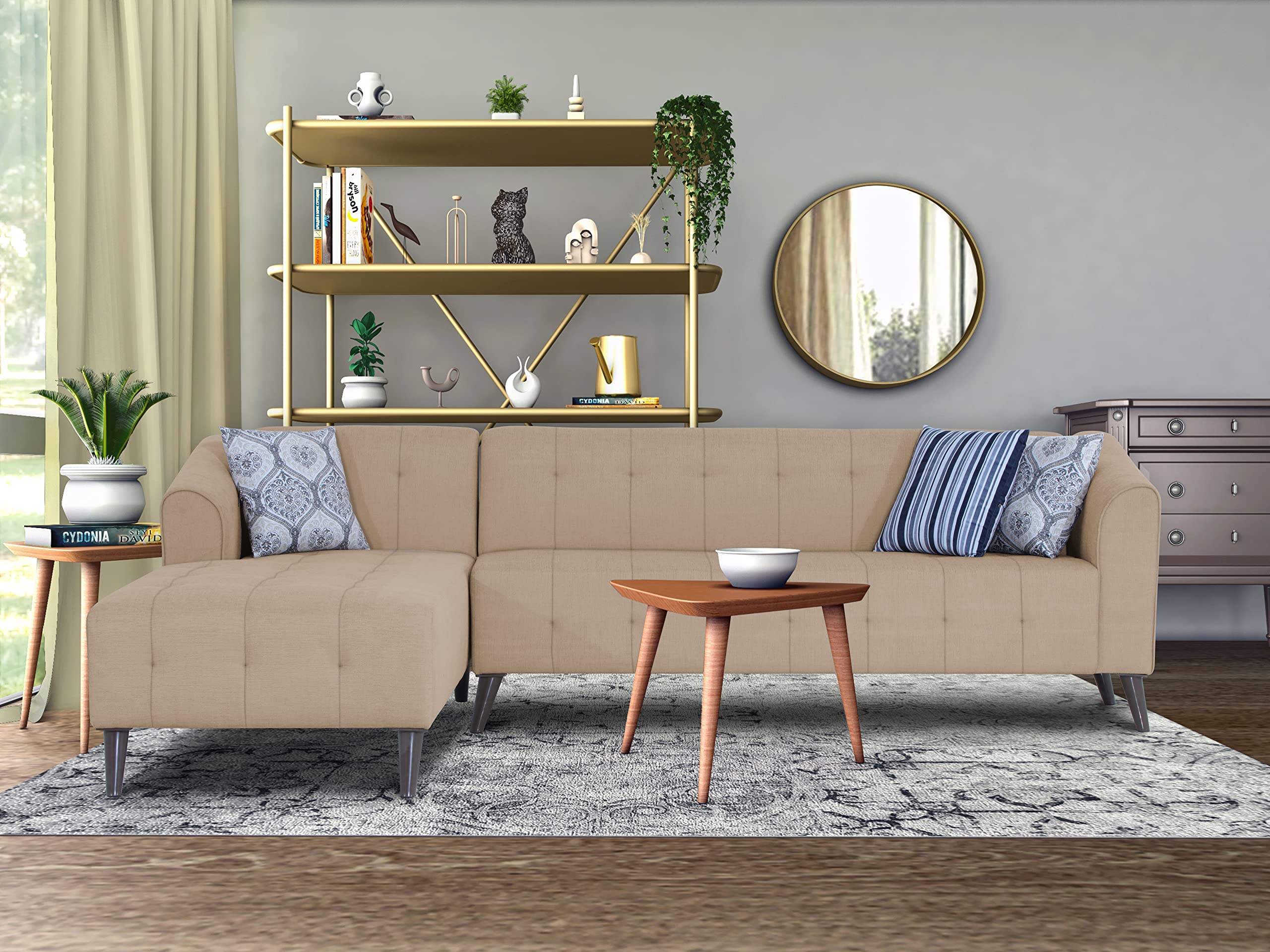 See full amazon price history chart for Adorn India Exclusive Mystic L Shape 6 Seater Sofa Set (LHS) (Beige) Adorn India Exclusive Mystic L Shape 6 Seater Sofa Set (LHS) (Beige) (B0BZZ7KYLK) Amazon Price History, Amazon Price Tracker