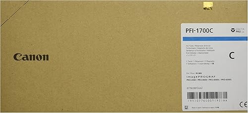 Miniatura 2 de Canon PFI-1700 - Tinta fotográfica (capacidad estándar, 23.7 fl oz, paquete de 1 iPF Pro200040004000S6000S)