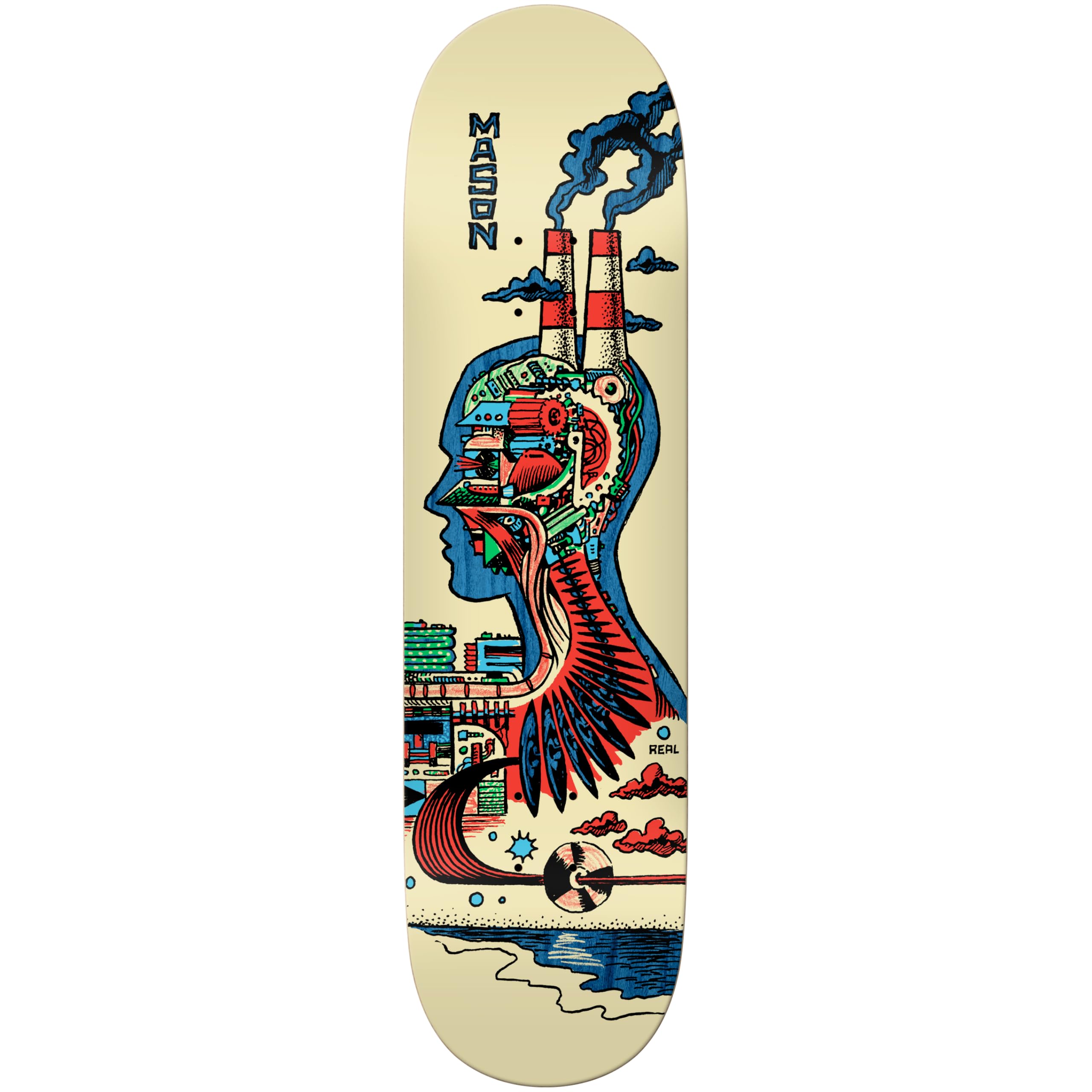 Amazon.com : Real Skateboard Deck Mason Silva Artificial 8.28