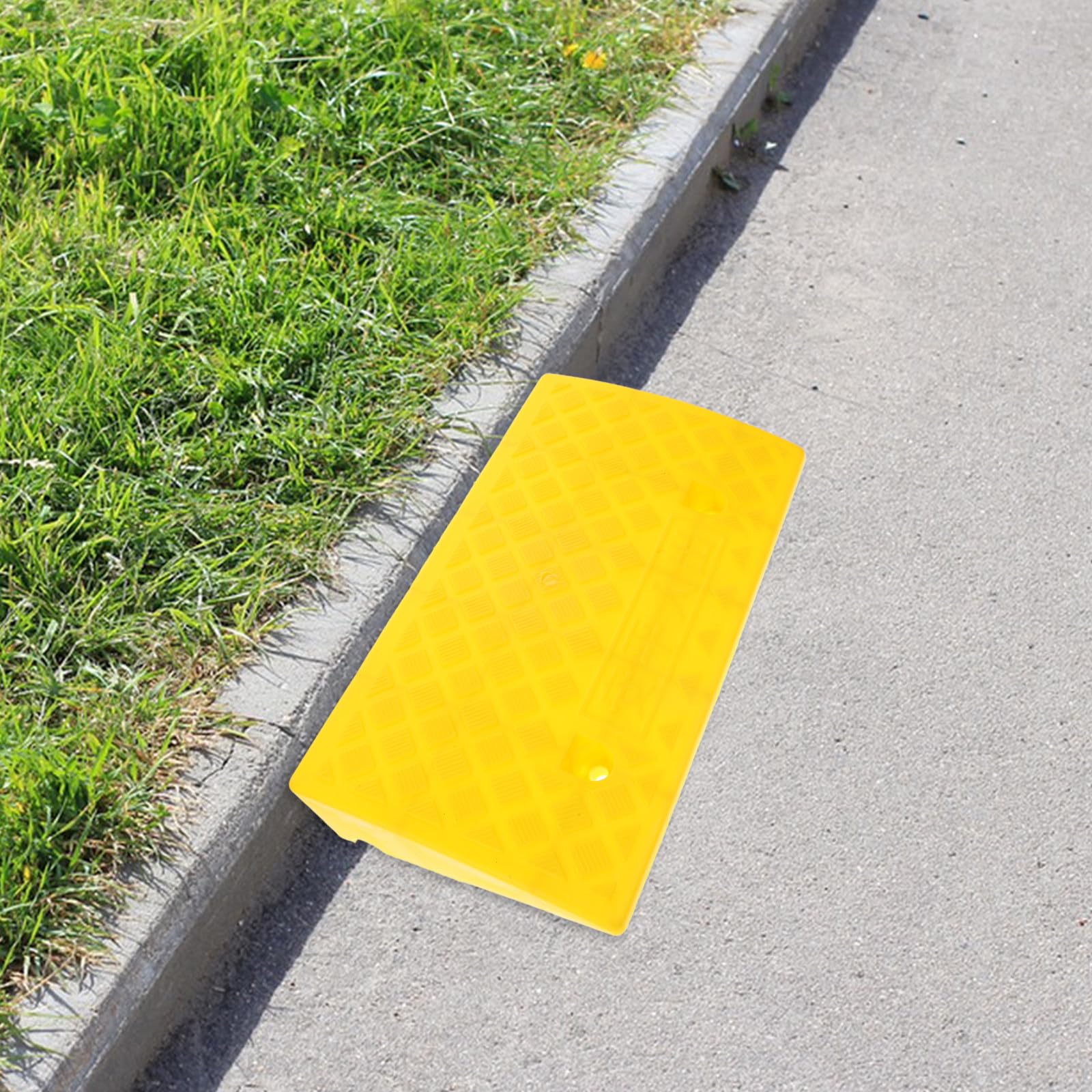 Beaupretty Rampa Excelente de Ruedas y Sillas de Presión Resistencia Plástico Antideslizante Portátil Entrada para Coches Adecuado para Entradas y Escalones