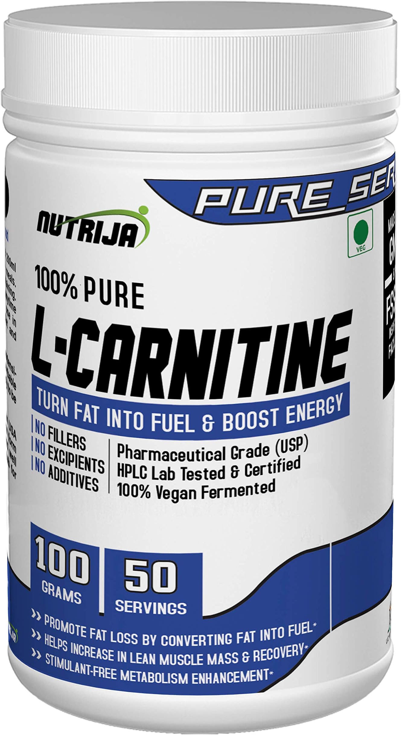 Nutrija L-Carnitine (100Grams)