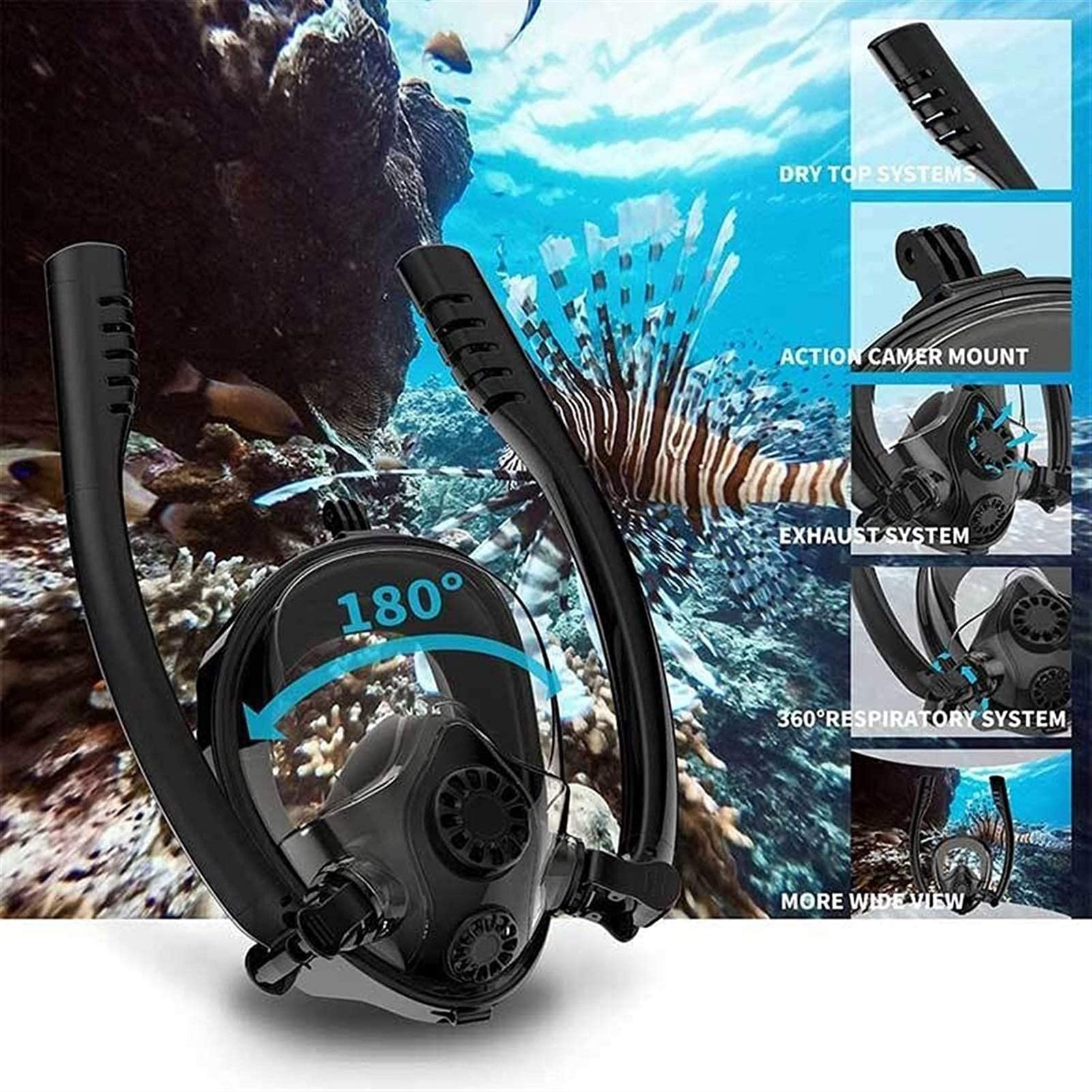maschera da snorkeling, Maschere subacquee, maschere da snorkeling, , antiappannamento, integrali for lo