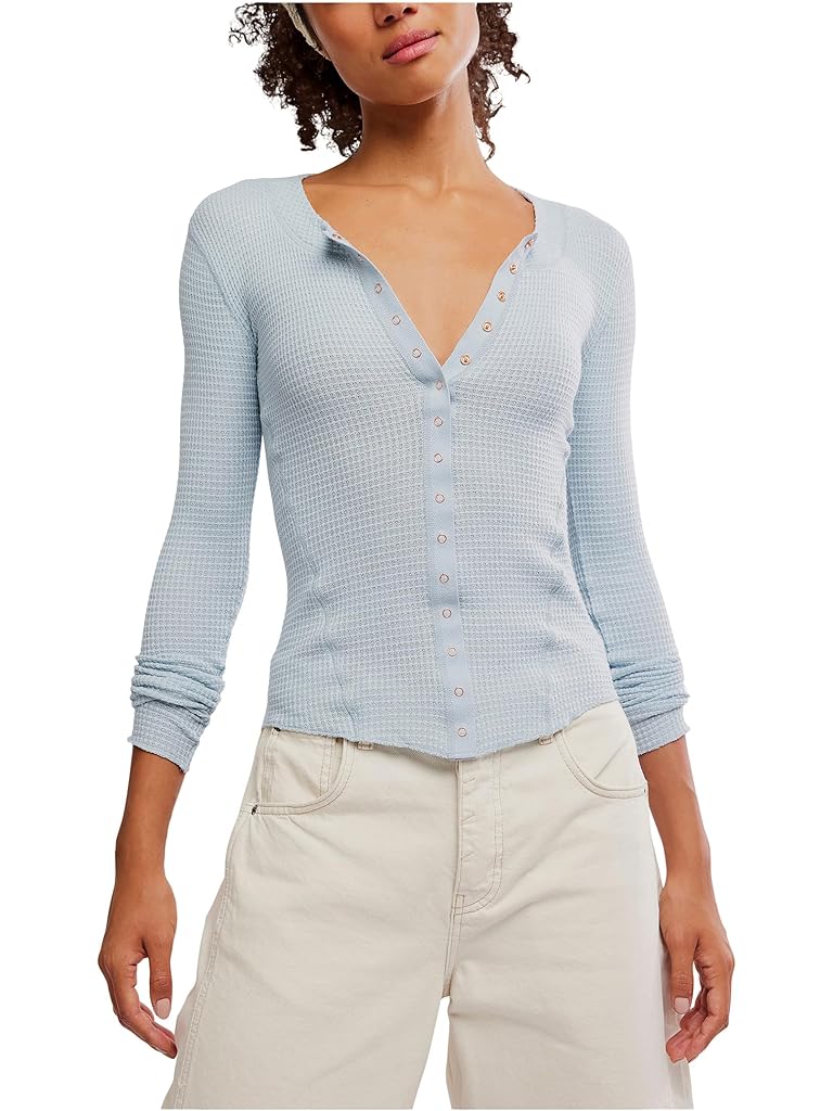 Blue Free People Going Places Cardi