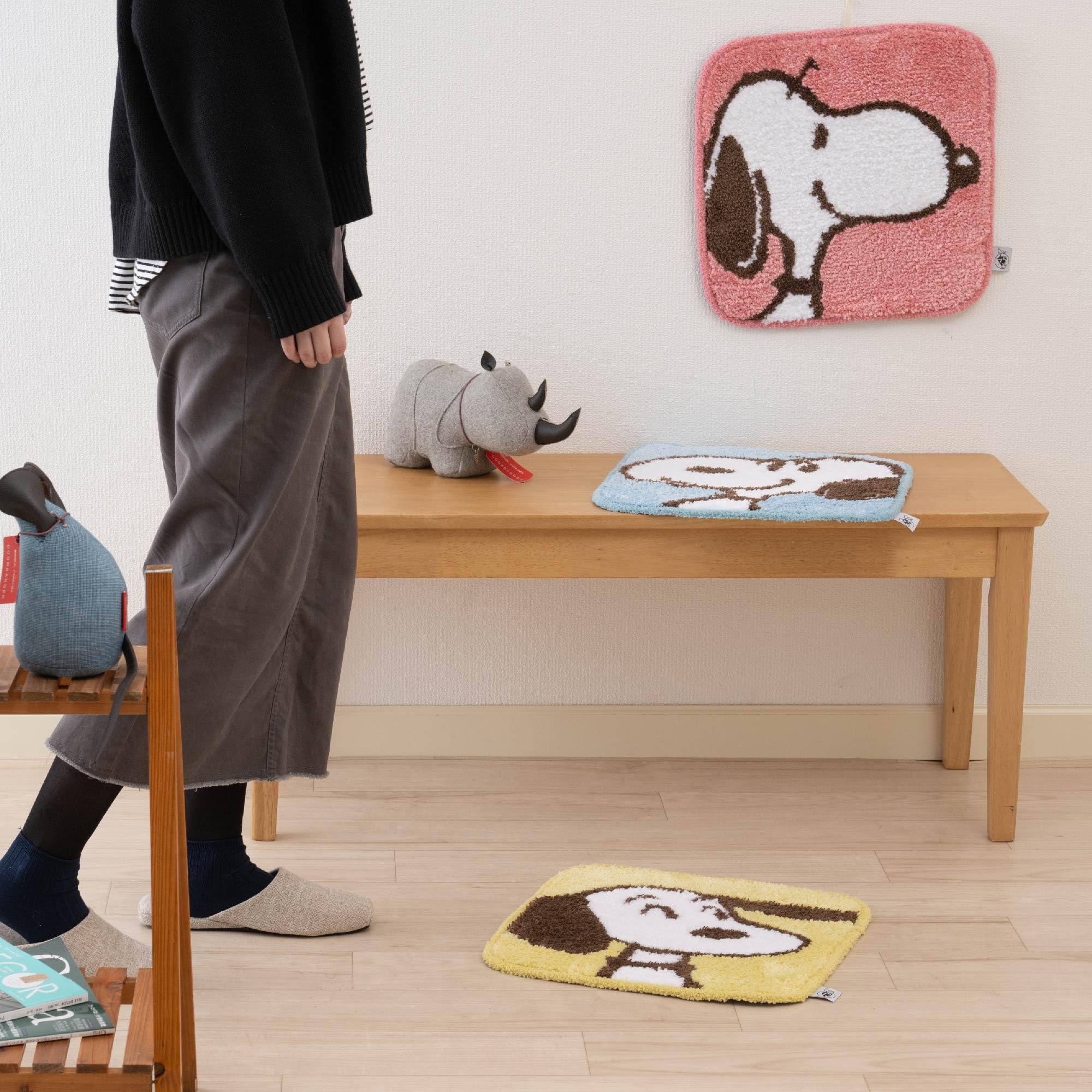 Amazon.co.jp: センコー(Senko) スヌーピー アクセントマット 75B 約38