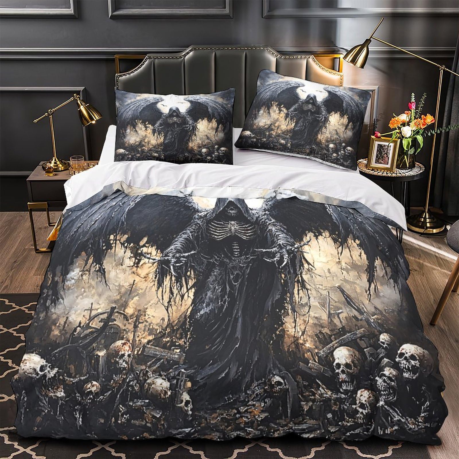 Housse de couette Ange de la Mort respirante contre la chaleur 140x200