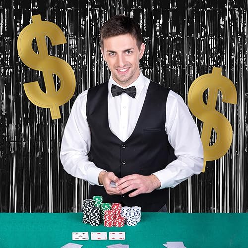 Miniatura 5 de Beistle $ Siluetas Decoraciones de fiesta, 16 pulgadas, doradoblanco