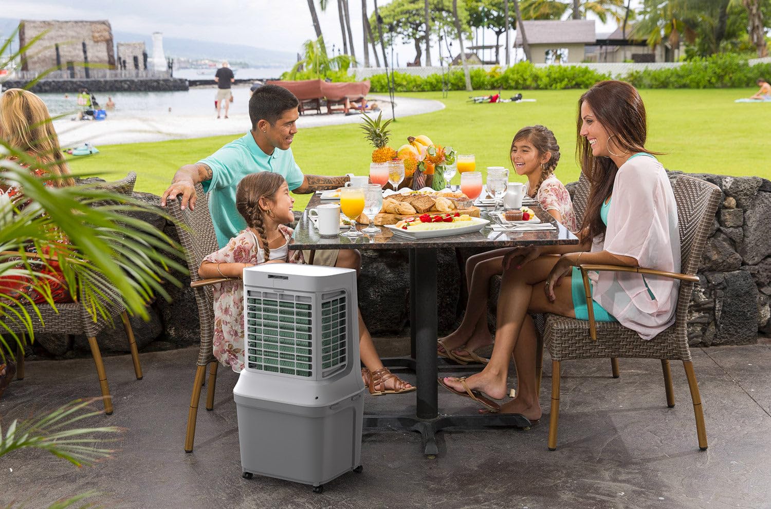 Moel Raffrescatore a Evaporizzazione con Ghiaccio o Acqua 120W 8500 Top Cooler