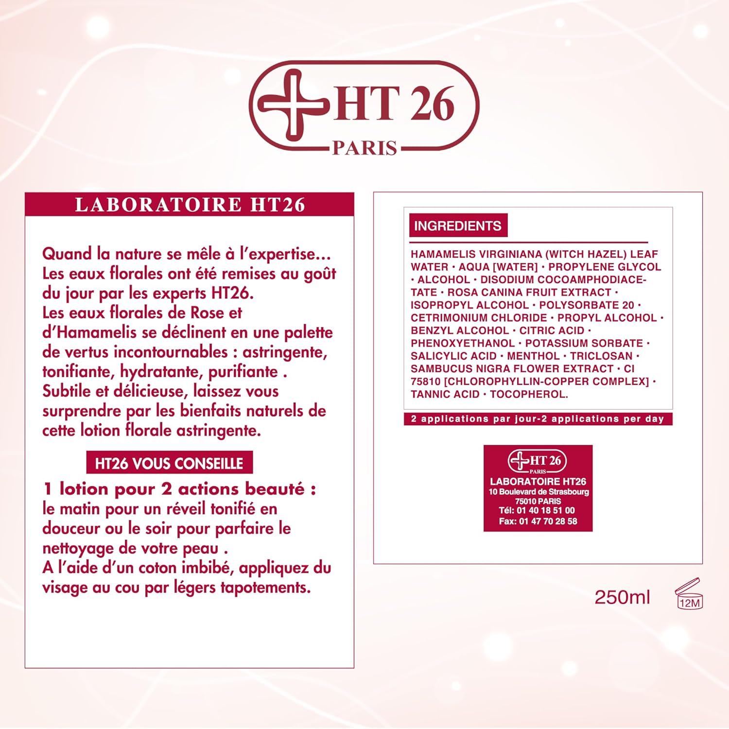 Floral Toning Astringent Lotion 250mL