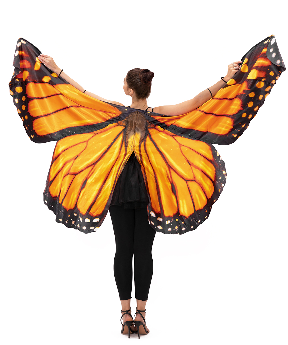 Amazon.com: Seasons Adult Monarch Butterfly Cape Wing,Women Orange  Butterfly Dress (Monarch Butterfly) : Clothing, Shoes & Jewelry