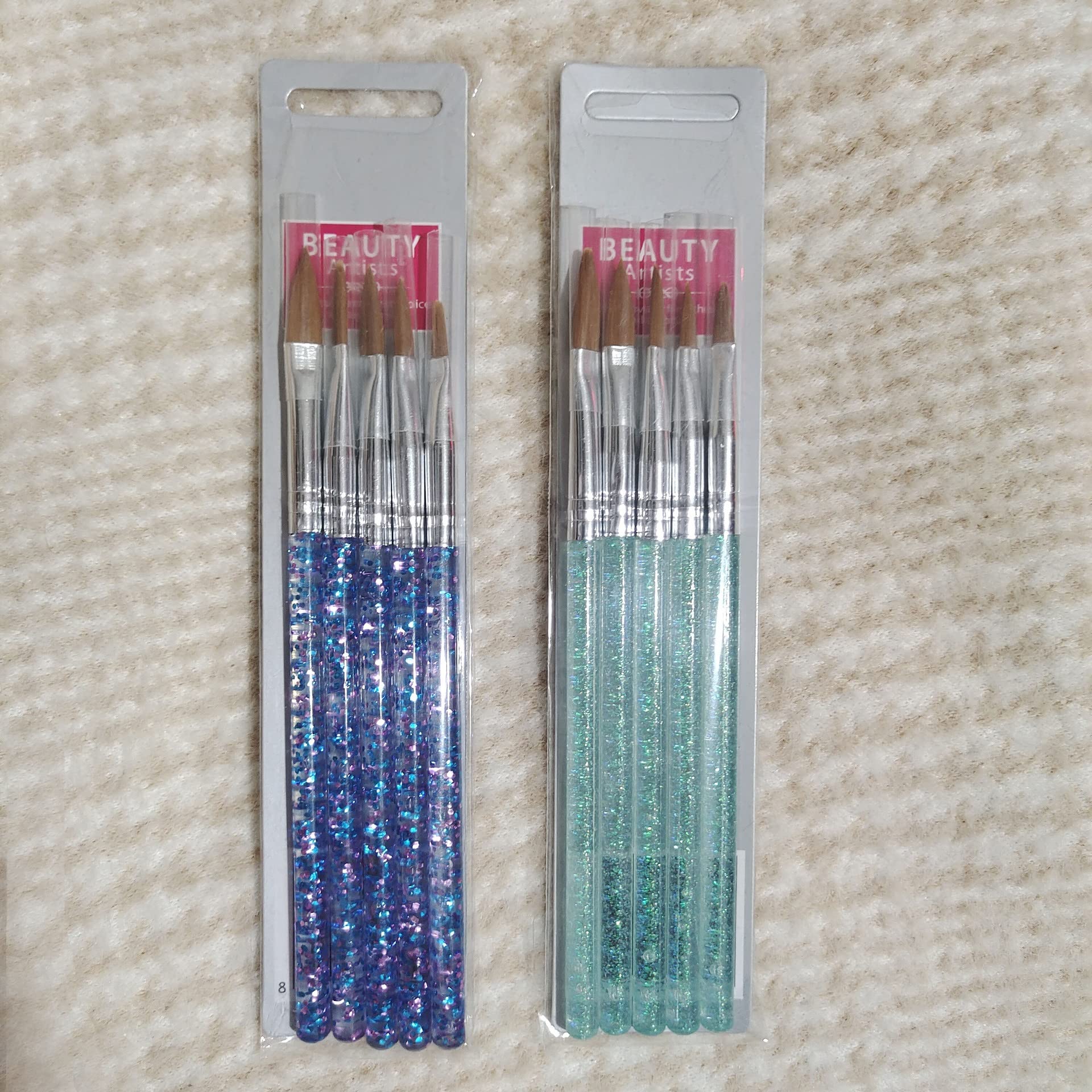 N/A 5 PZ/SET Pennello per Unghie Nuova Incisione Punteggiatura Disegno Pittura Gel Intaglio Penna Acrilico Bellezza Unghie artistiche Manicure WolFums