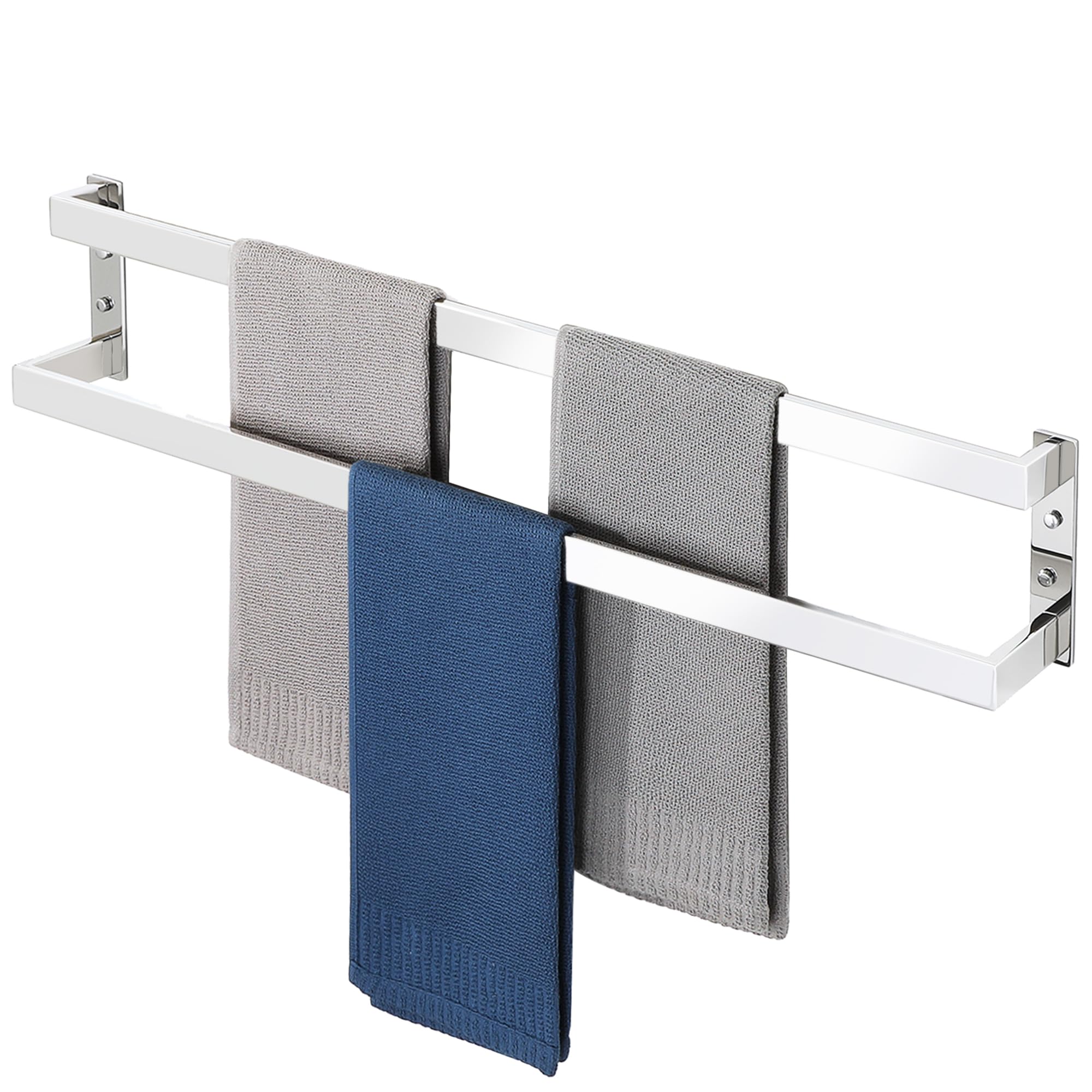 Alise 32 Inch Double Towel Bar - SUS304 Stainless Steel Wall Mount Towel Rack, Brushed Nickel Finish
