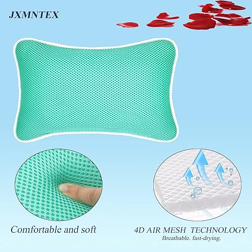 Miniatura 3 de Almohada de bañera  Almohada de spa con cojín para reposacabezas  Almohada para bañera de hidromasaje  Soporte para el cuello y la cabeza para baño
