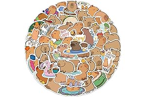 Capybara Stickers under 1 Dollar, Affordable Animal Decals