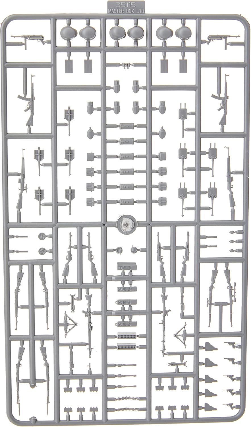Master Box WWII German Infantry Weapons Figure Model Building Kits (1:35 Scale)