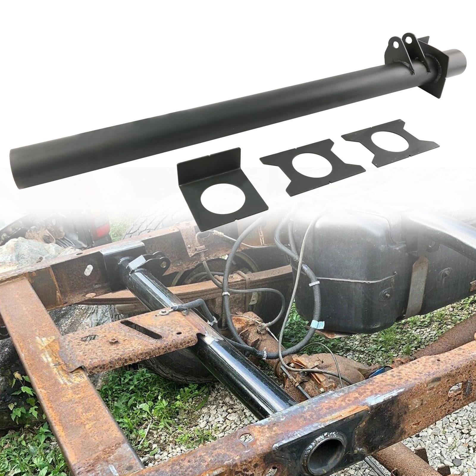 VVORHSBELL Rear Upper Shock Mount Crossmember with Bracket Compatible with 1999-2006 Chevrolet Silverado/GMC Sierra 1500, 2500 and 2500HD, Rear Shock Crossmember