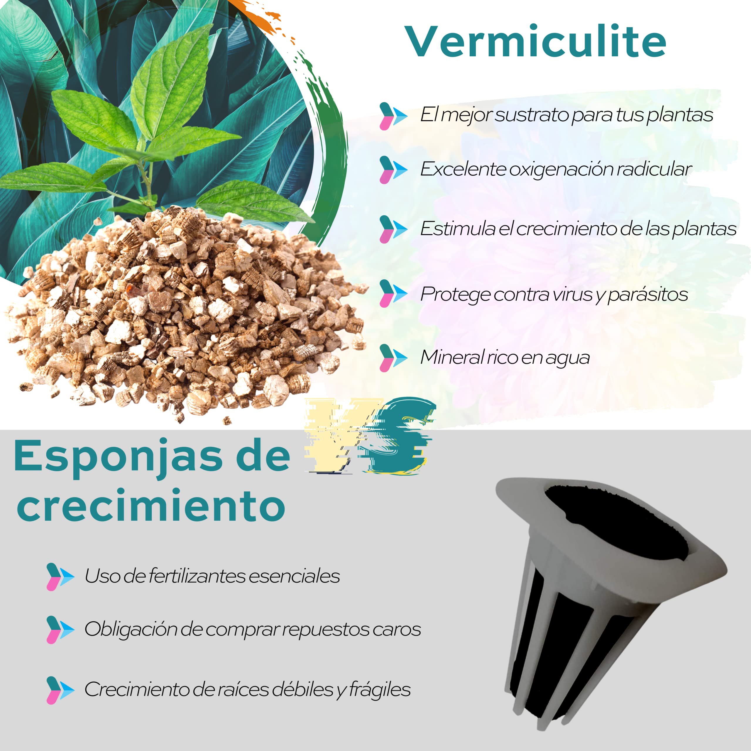 Clizia Smart Garden Huerto de Interior, Sistema de Cultivo hidropónico para Cultivar Plantas y Semillas aromaticas - Jardinera de Interior de Hierbas con luz de Crecimiento LED (Blanco)