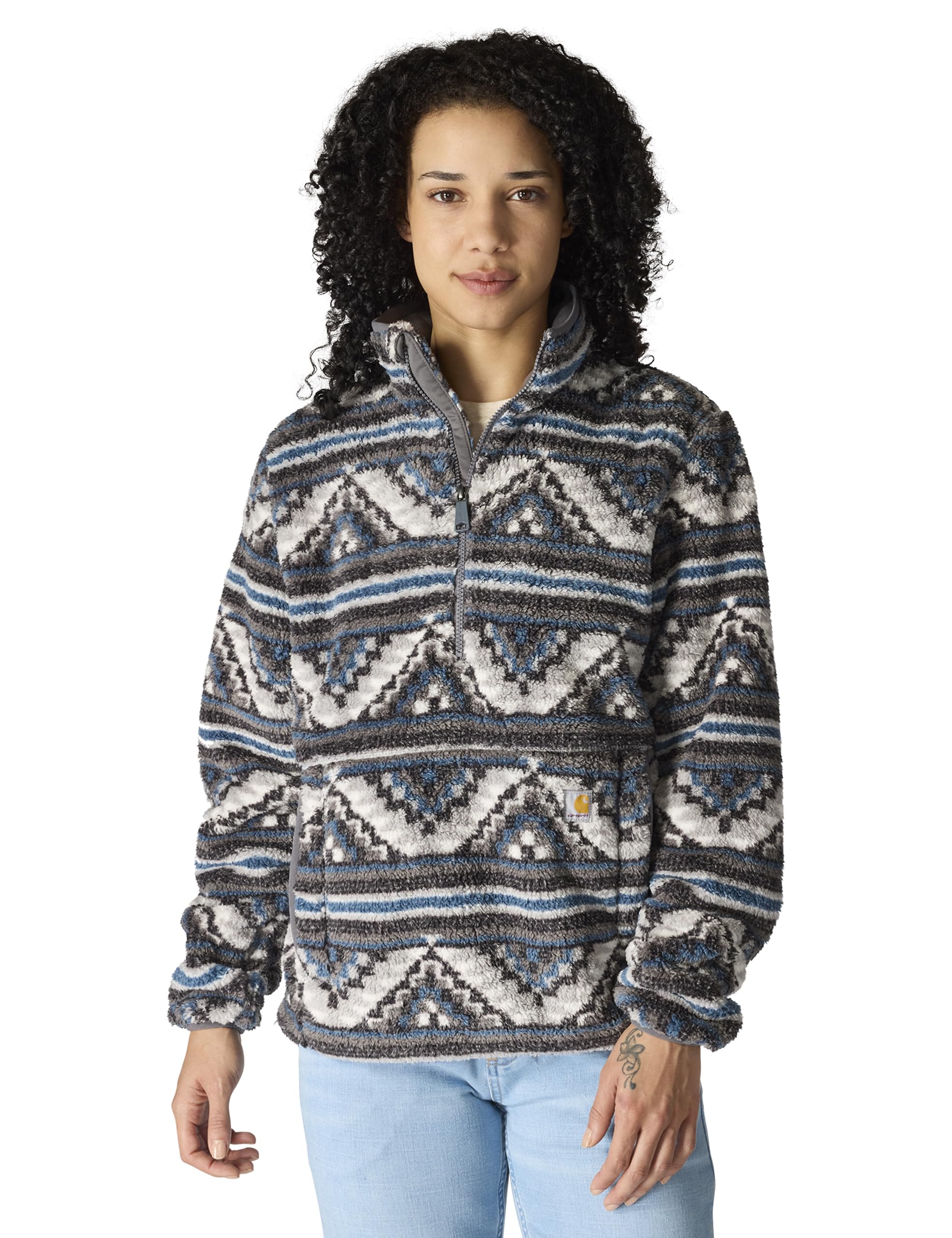 Women's Loose Fit Fleece Pullover