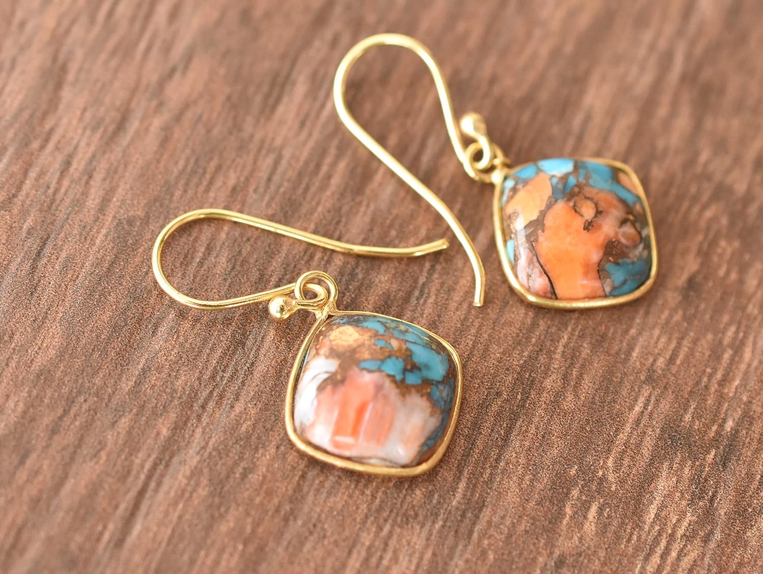 Veracity Jewelry Gold Plated Dangle Earrings For Women Girls - Gift For Women's Birthday Anniversary Wife Mom Girlfriend Sister - Western Fashion Designer Handmade Gold Plated Jewelry