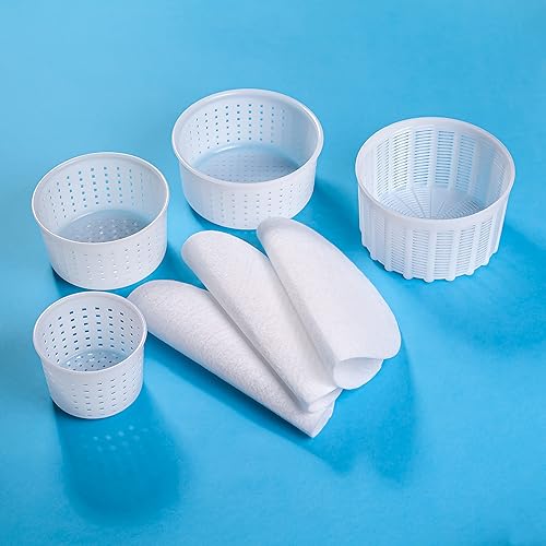 Miniatura 3 de Fabricación de queso Set de 4 varios moldes de queso Formas Fresco suave cabra Suministros Rectangular Casero Molde Orgánico Prensas de Queso Molde