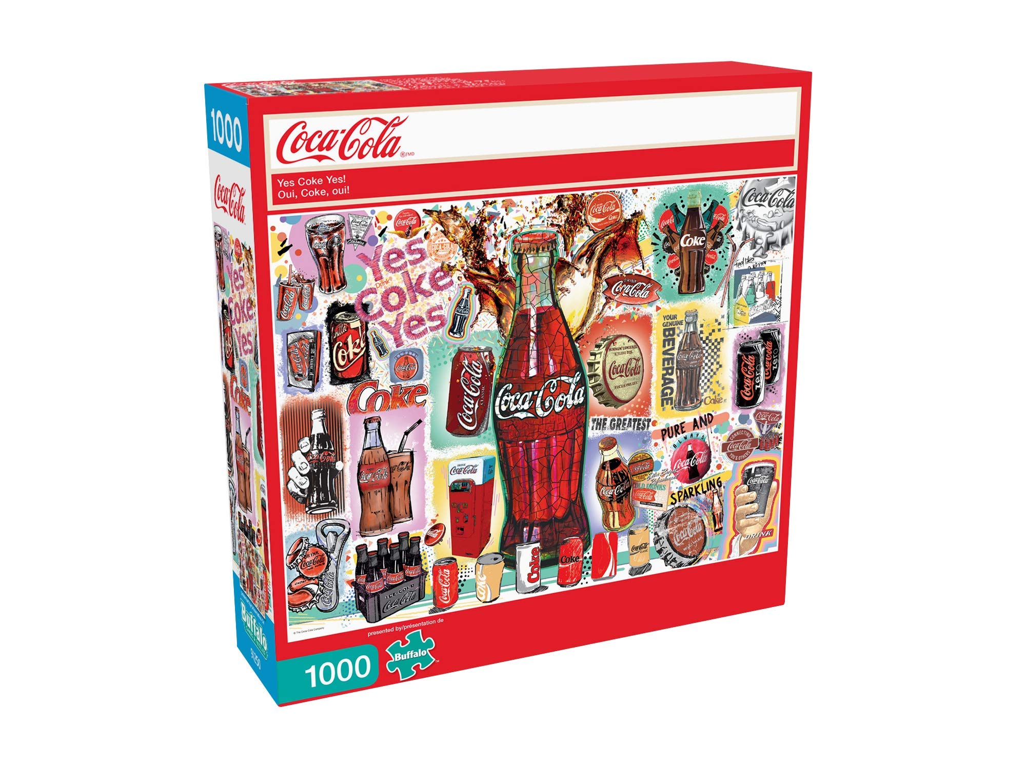 Coca-Cola Yes ワイドサイズジグソーパズル Amazon | Buffalo Games - コカ・コーラ - Yes Coke Yes! - 1000ピース