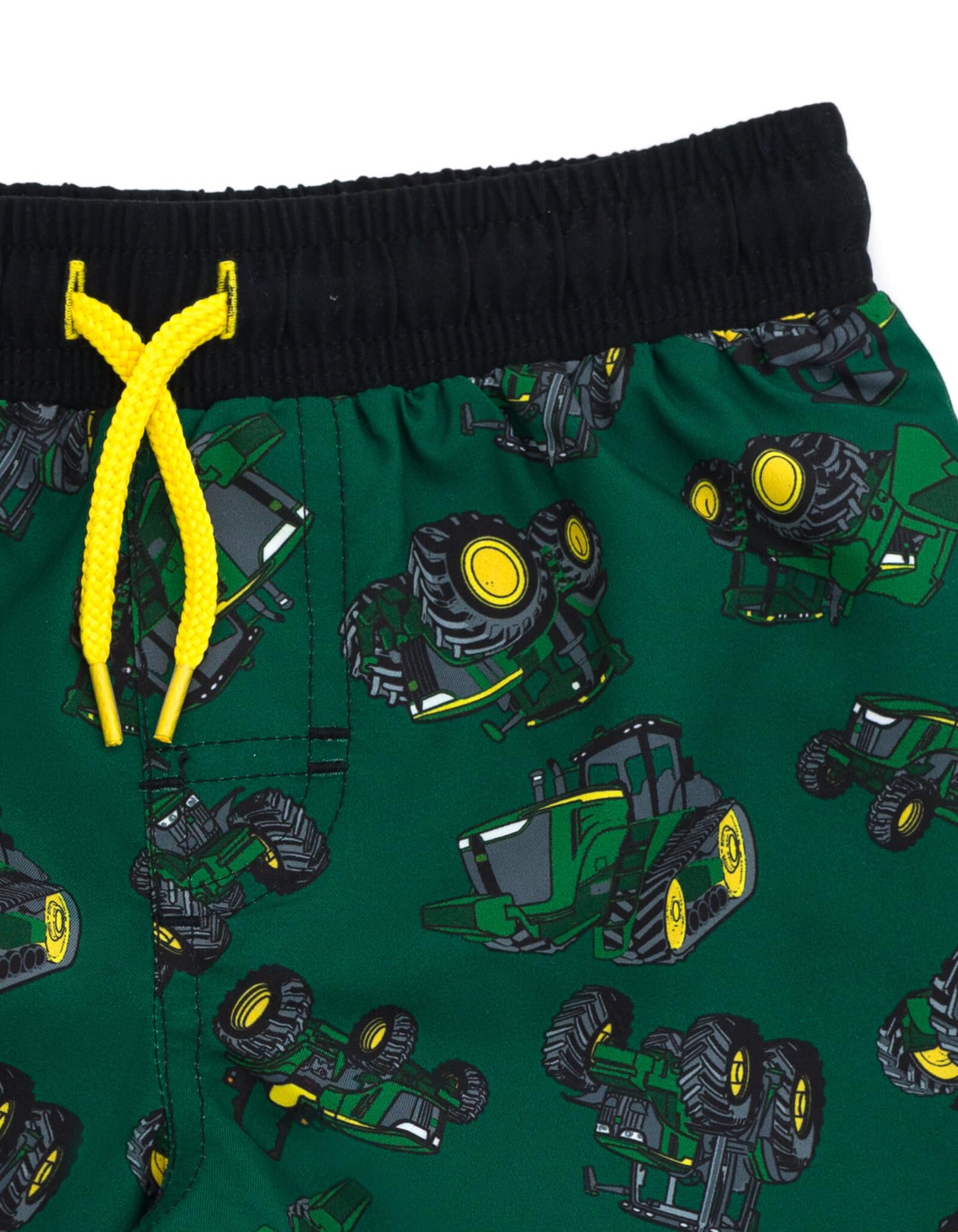 John Deere Badehose mit LSF 50+, mit Kordelzug, für Kleinkinder bis kleine Kinder, Größen 2T - 7
