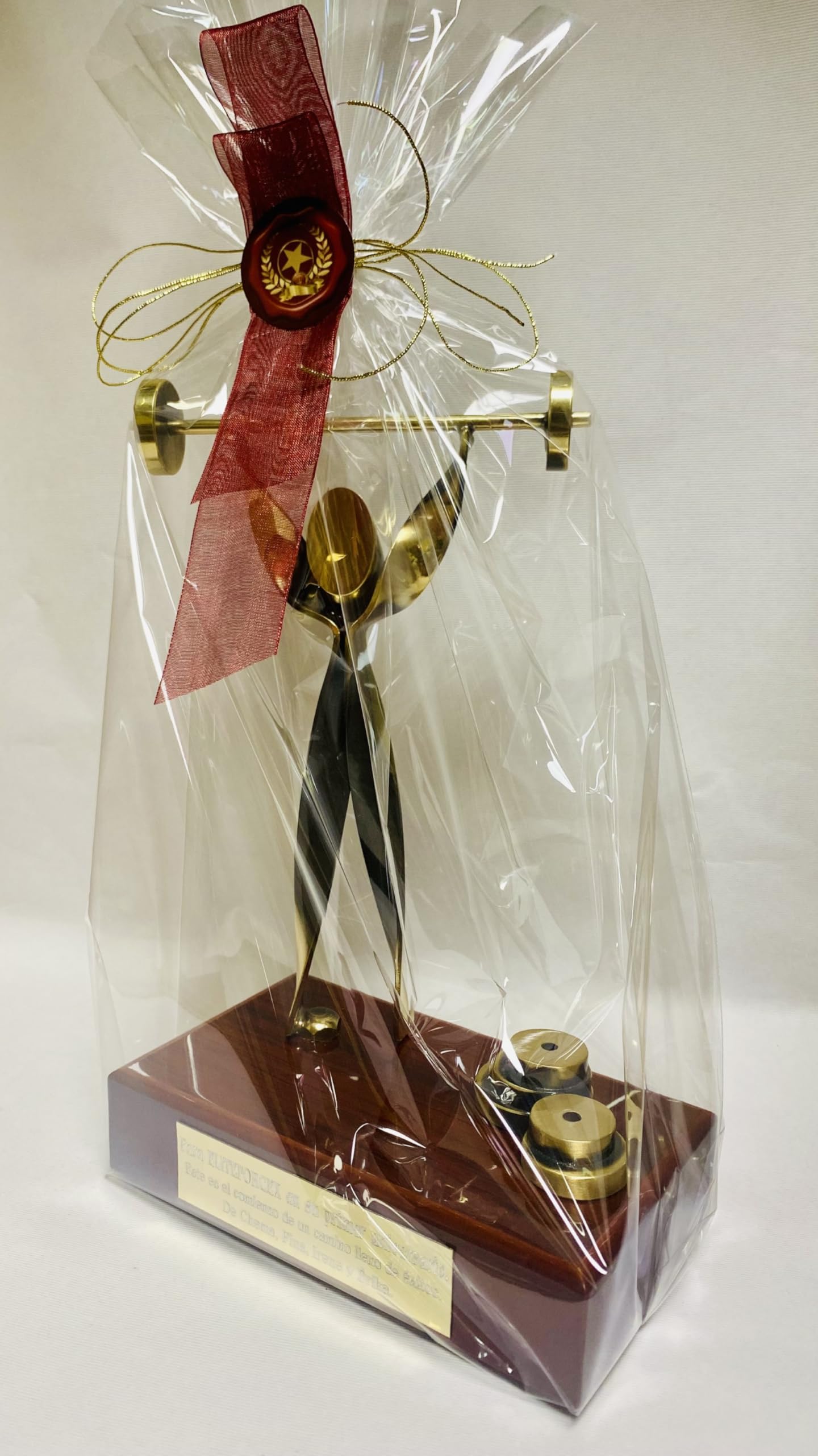 Trofeos Halterofilia GRABADOS premio PERSONALIZADO figuras crossfit