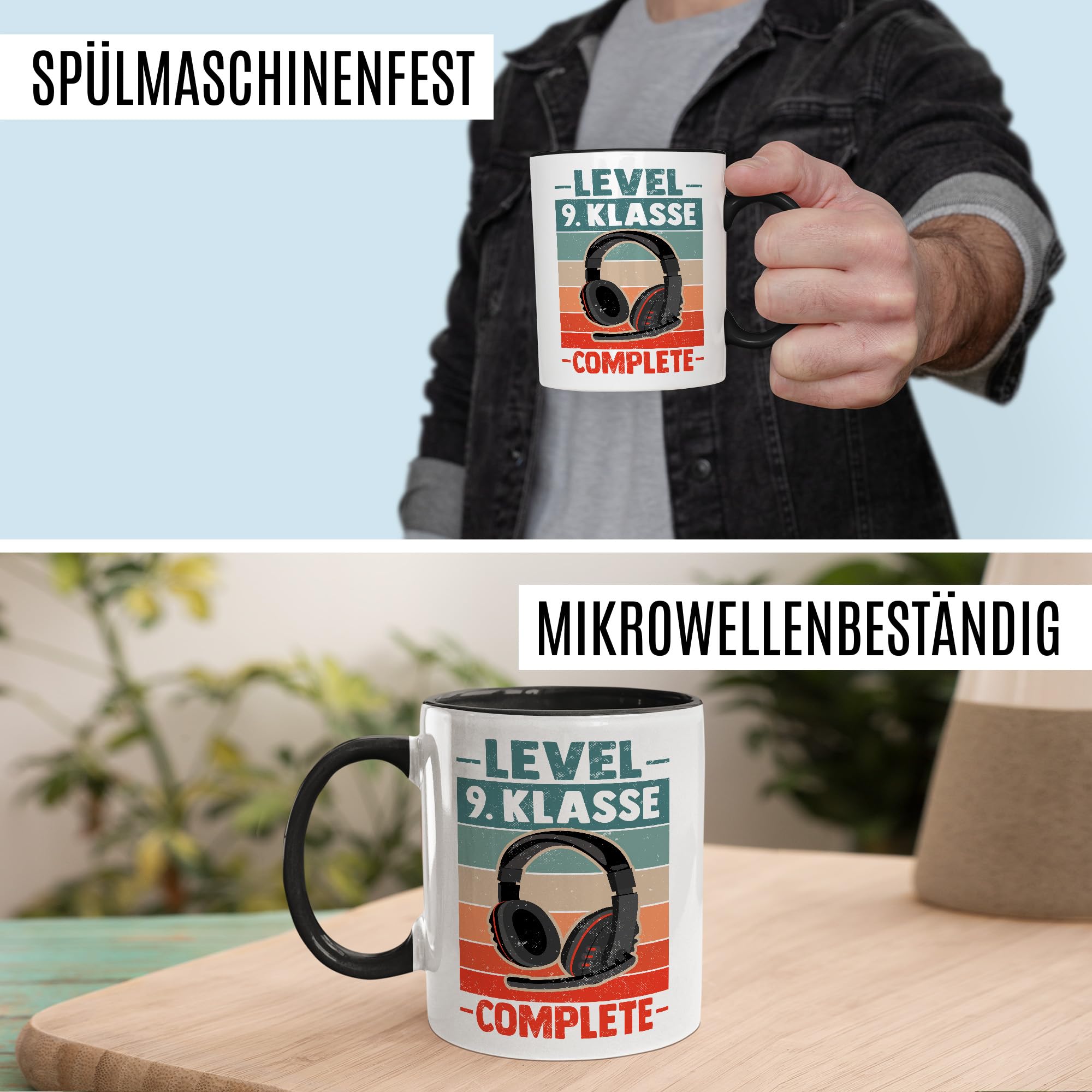 Pagma Druck Tasse 'Level 3. Klasse Complete' – Lustiger Becher Für Drittklässler Als Geschenk Von Eltern