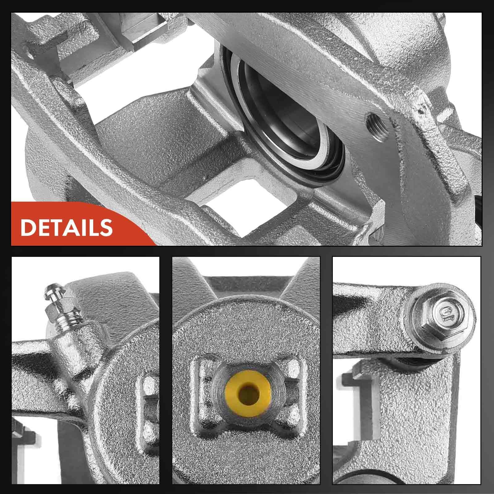 A-Premium Disc Brake Caliper Assembly with Bracket Compatible with Select Acura and Honda Models - Accord SE/Sport/Touring 2016-2017, Civic Si 2017-2020, ILX 2019-2020 - Front Left Driver Side