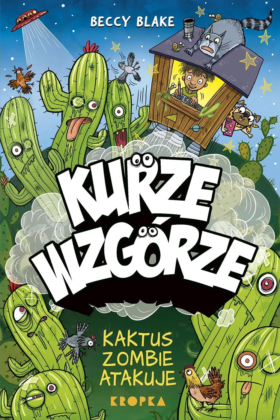 Kurze wzgórze. Kaktus zombie atakuje