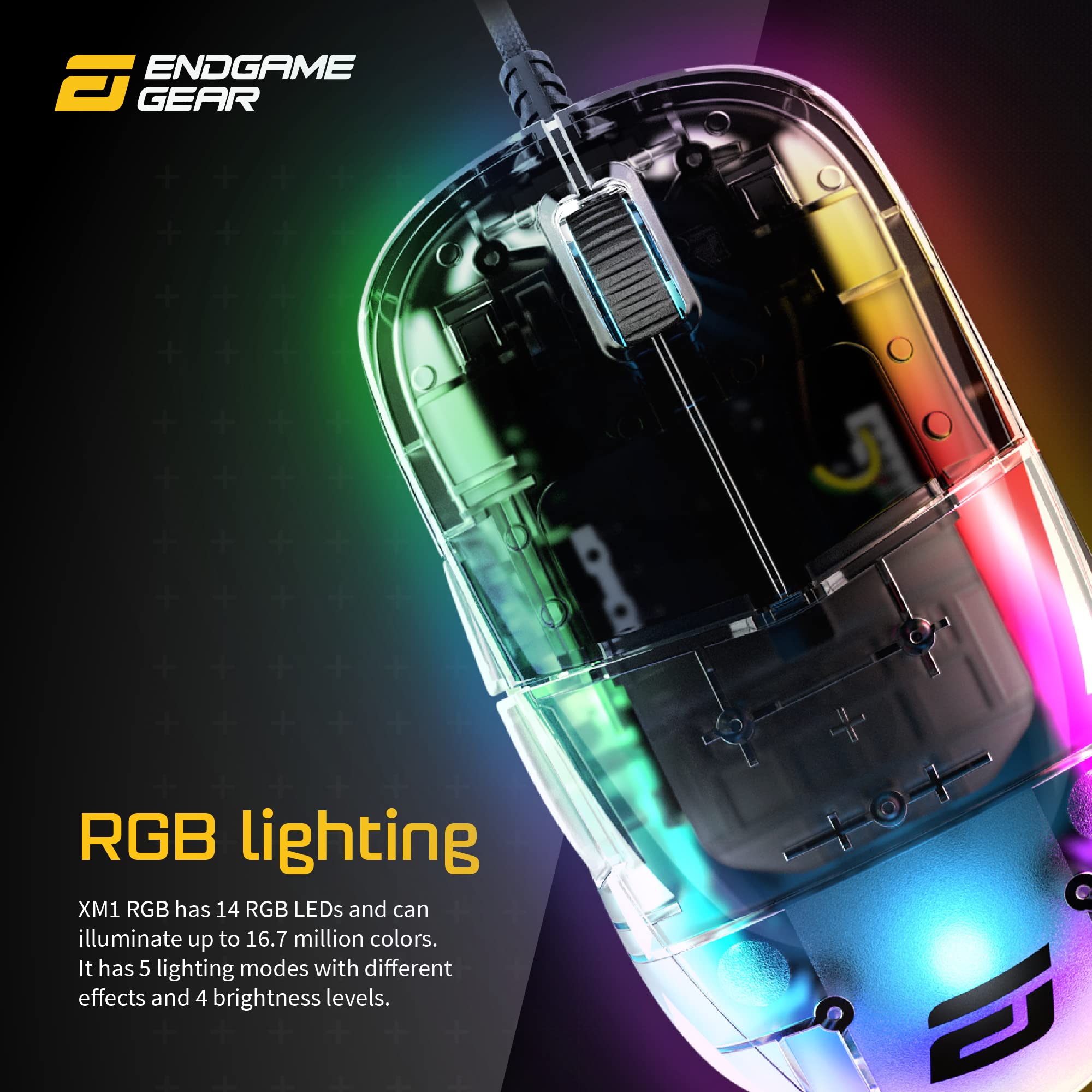 Amazon.co.jp: ENDGAME GEAR XM1 RGB ゲーミングマウス PMW3389