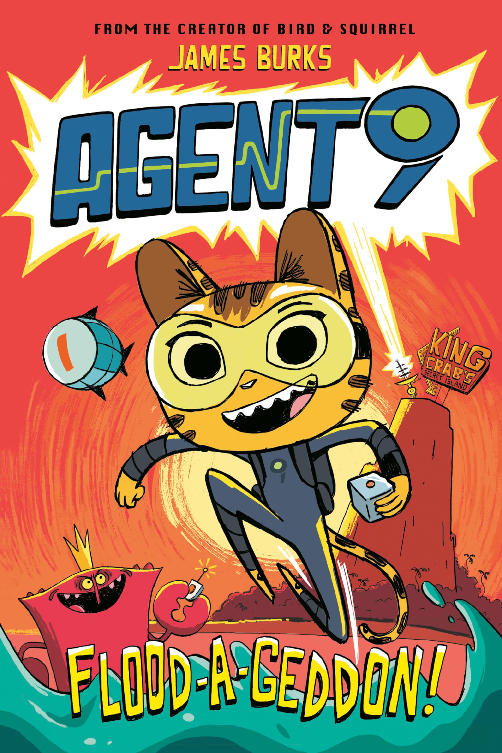 Agent 9: Flood-a-Geddon!: Burks, James: 9780593202968: Books