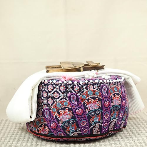 Miniatura 2 de Trade Star Exports - Funda para puf otomano con mandala indio, asiento decorativo para el suelo, decoración étnica bohemia (patrón 7)