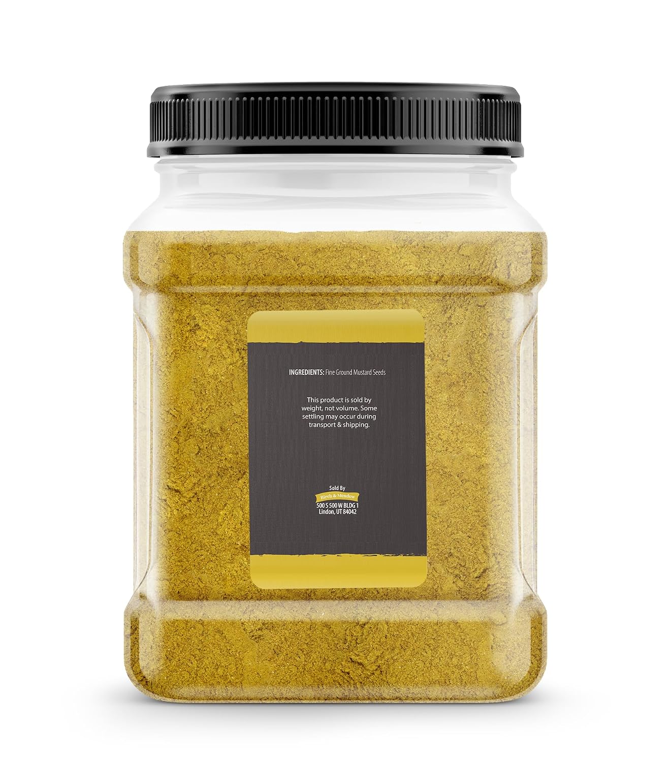 Birch & Meadow Hot Mustard Flour, 1.1 lb, Hot & Spicy, Sauces & Dry Rubs, Homemade Mustard
